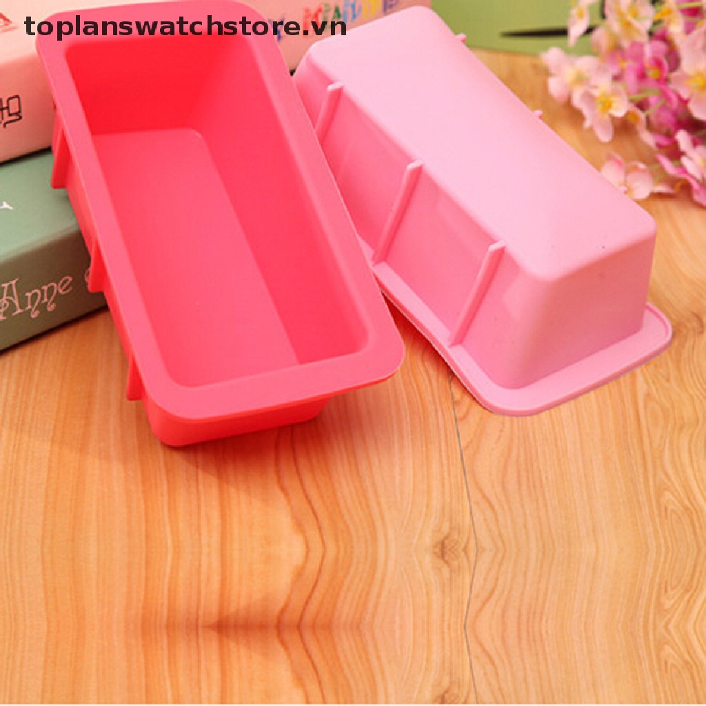 Khuôn Silicone Làm Bánh Mì Chống Dính Hình Chữ Nhật Tiện Dụng Vn