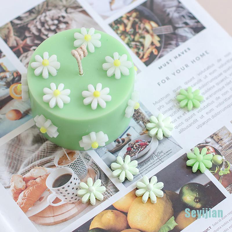 Khuôn silicone Làm Xà Phòng / Nến Thơm Hình Hoa Hướng Dương mini diy