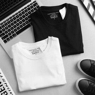 [CAO CẤP] Áo thun trơn BASIC COTTON mặc rất mát - màu đen