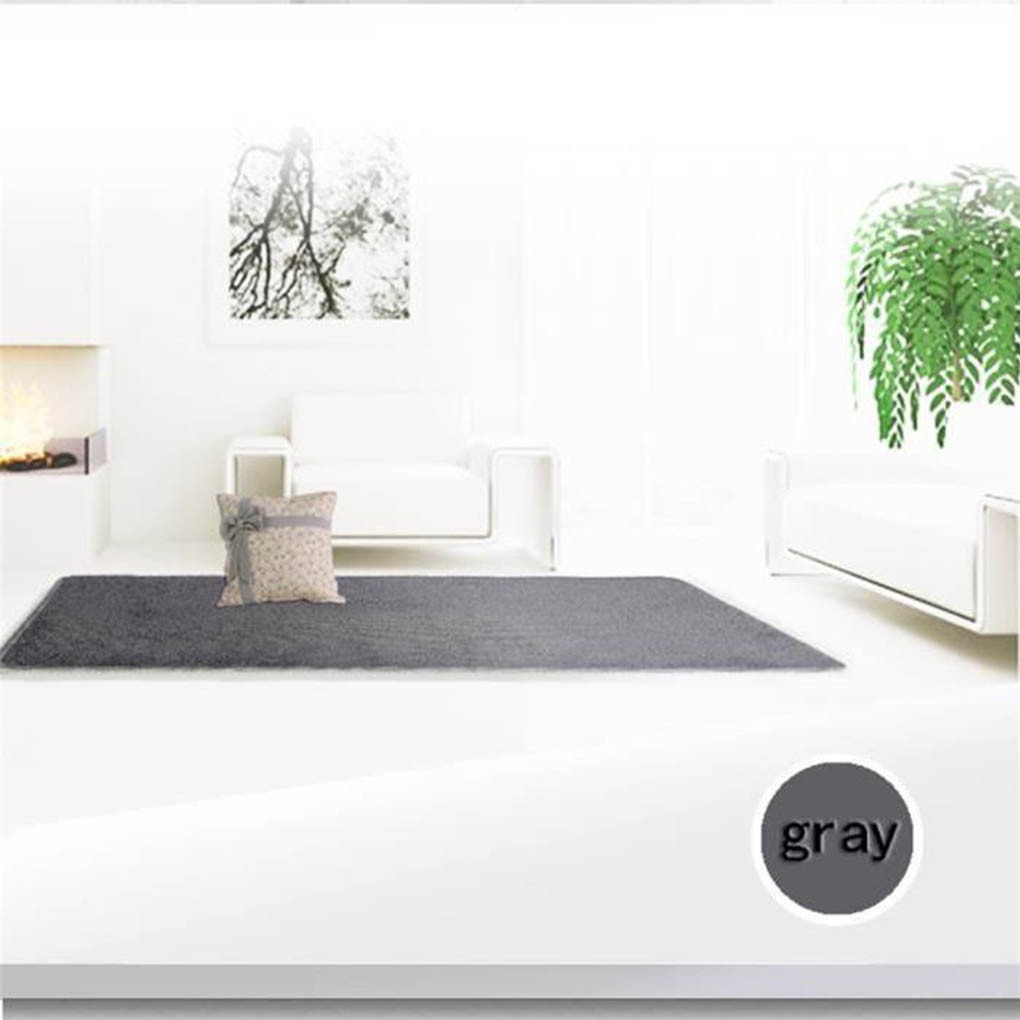 Home Living Room Bedroom Fluffy Rug Anti-Slip Shaggy Area Rug Carpet Floor Mat