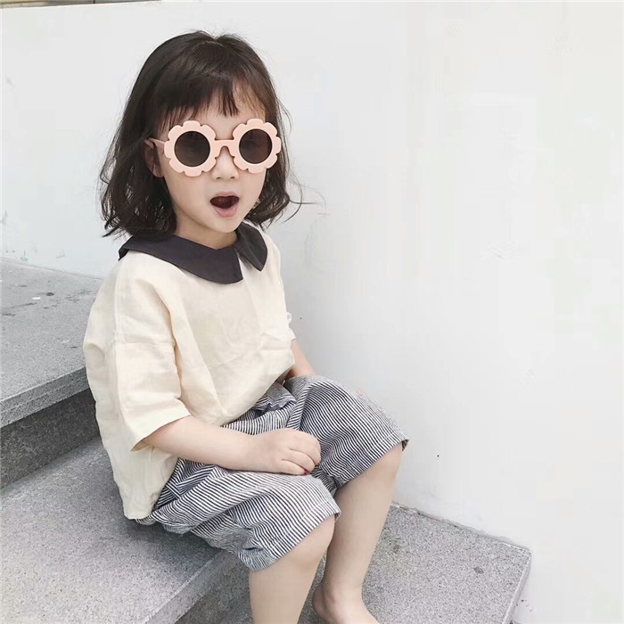 Kính Mát Chống Tia UV Dễ Thương Hợp Thời Trang Cho Bé