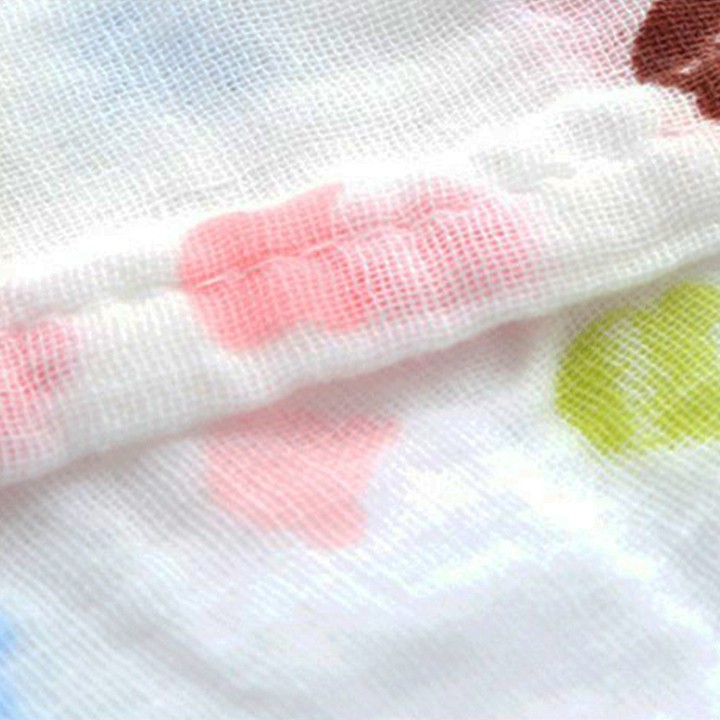 Khăn tắm xô 6 lớp hàng xuất Nhật loại đẹp đa năng cho bé siêu mềm mịn siêu thấm hút kích thước 110x110cm Baby-S – SKH004