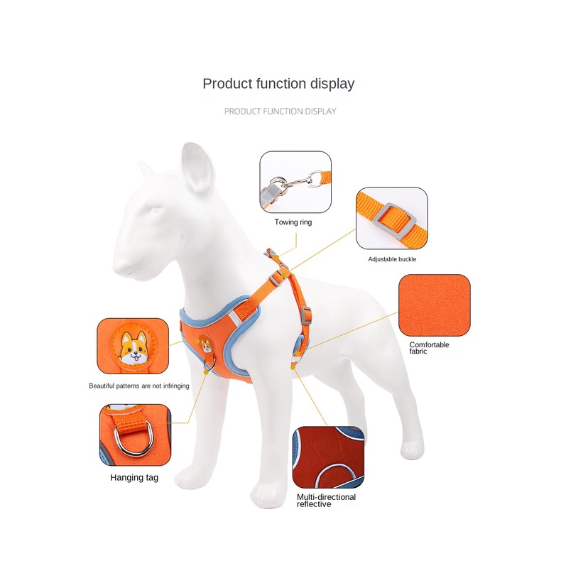 (MớI) Áo vest Dạ Quang Cho Thú Cưng