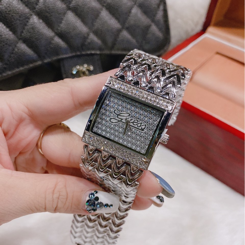 Đồng hồ nữ Guess, dây thép không gỉ, mặt full đá, full box, thẻ bảo hành 12 tháng - Dongho.nu.guess | BigBuy360 - bigbuy360.vn