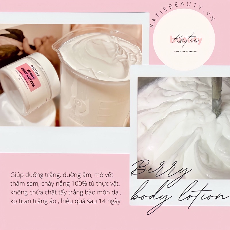 Combo dưỡng trắng body Scrub + body lotion phiên bản dùng thử