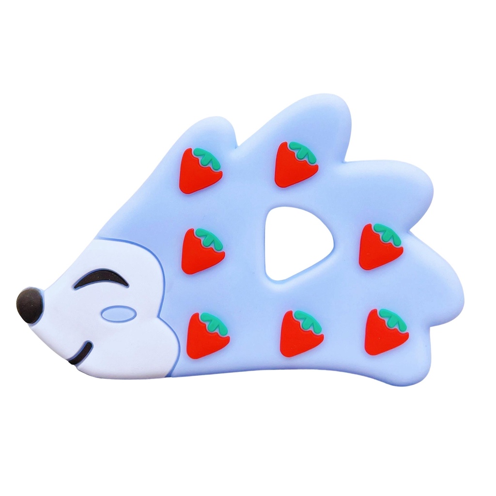 Thú ngậm nướu full silicone thương hiệu Hinata Nhật Bản, làm chậm cơn đau và ngứa nướu khi bé mọc răng