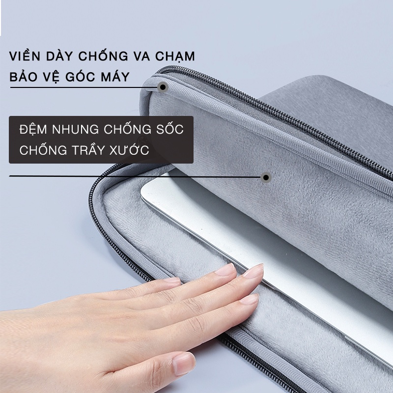 Túi Chống Sốc Laptop Macbook Ultrabook Cao Cấp 13.3 inch, 14 inch, 15 inch, 15.6 inch, 16 inch - Túi đựng laptop nam nữ