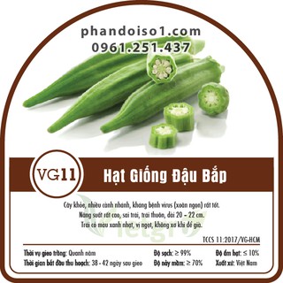 Hạt Giống Đậu Bắp Vietgro - Gói 50gr