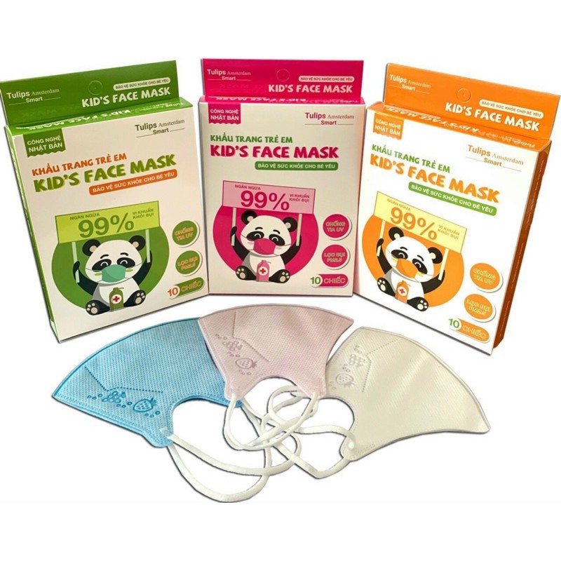 [HOÀN XU] Khẩu Trang Y Tế 3D cho bé từ 1-6 tuổi (1 hộp 10 cái) | BigBuy360 - bigbuy360.vn