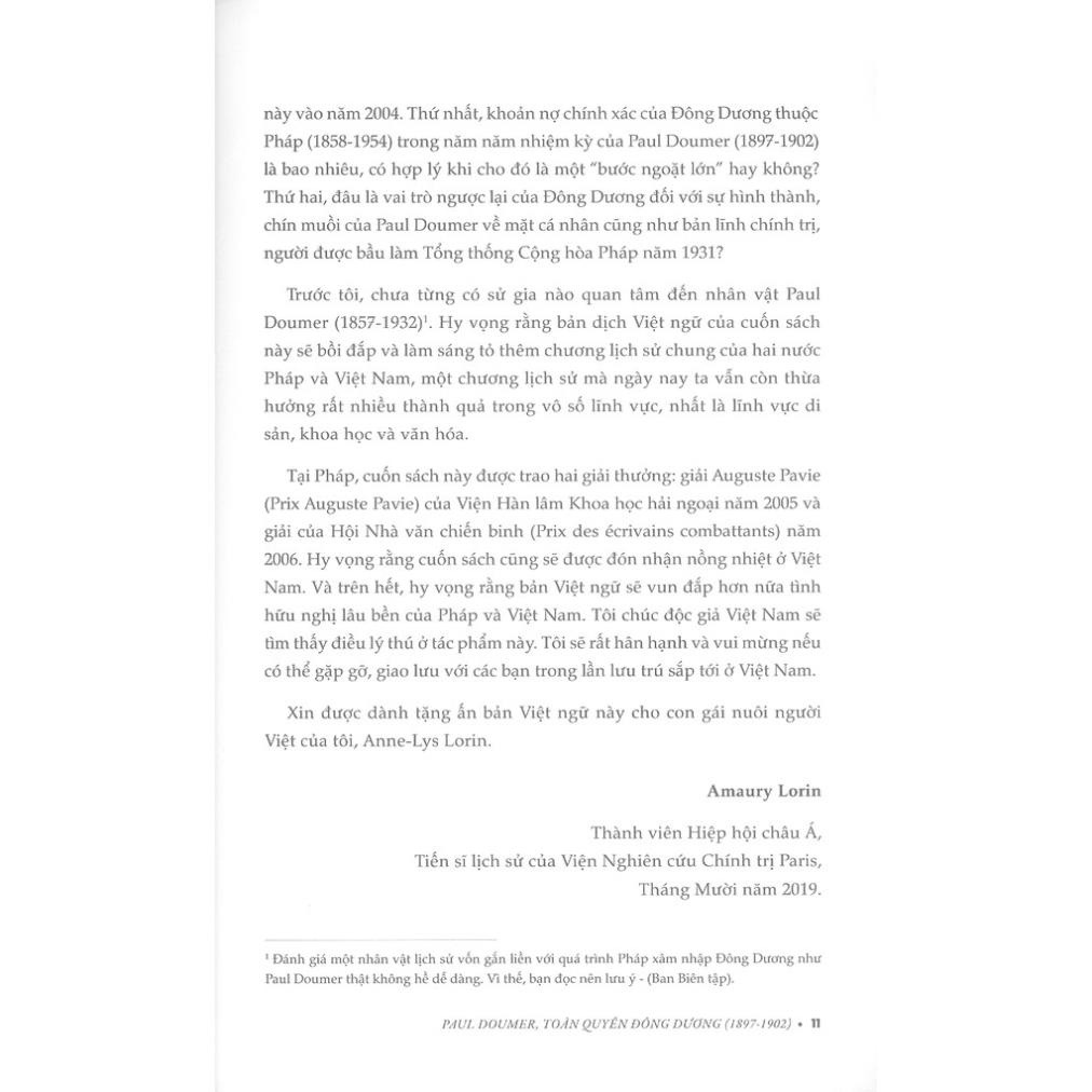 Sách - Paul Doumer - Toàn Quyền Đông Dương (1897-1902): Bàn Đạp Thuộc Địa-AlphaBooks