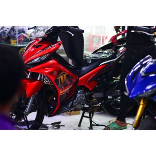 Decal Tem Xe Exciter 135 Đỏ Simple