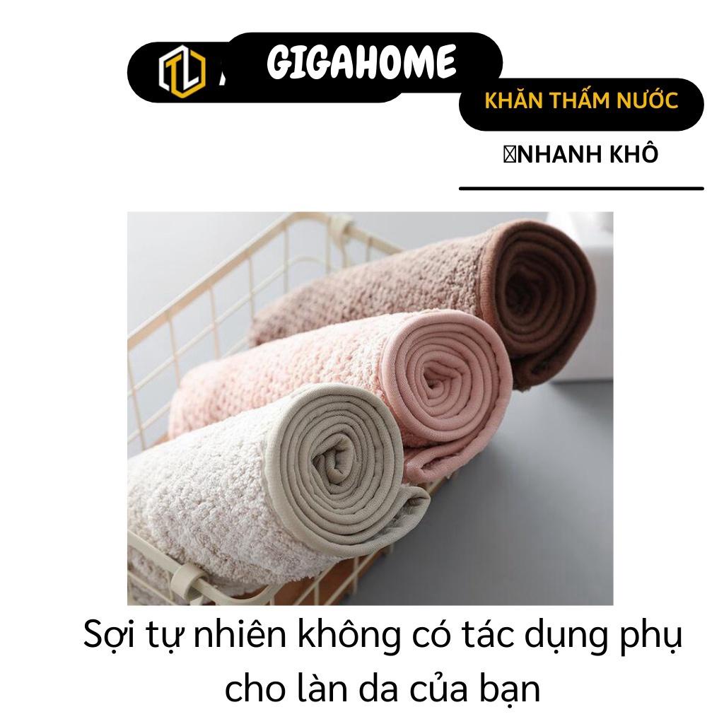 Khăn Quấn Tóc GIGAHOME Khăn Ủ Tóc Nhanh Khô Siêu Tốc, Hút Ẩm Và Thoáng Khí 8755