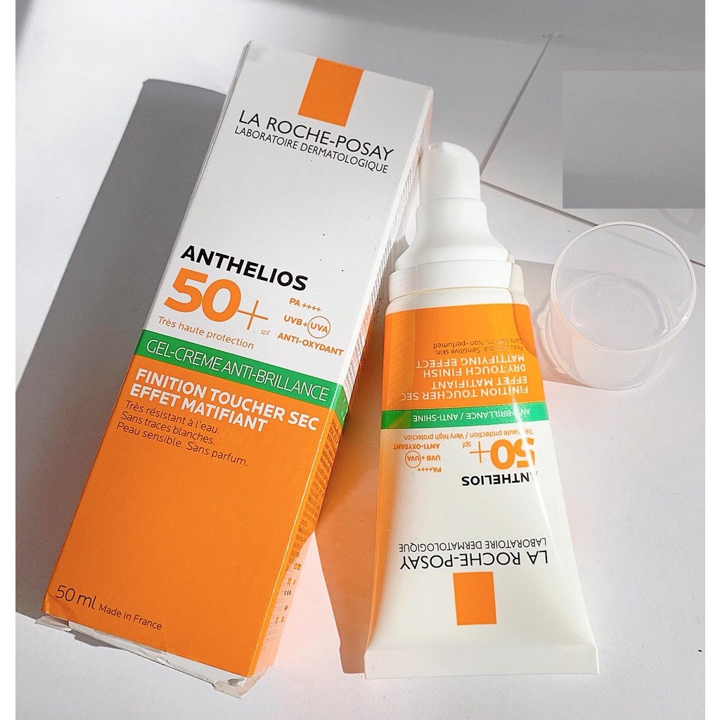 Kem chống nắng La Roche Posay vạch xanh SPF 50+ , Kem chống nắng cho da dầu mụn giúp dưỡng ẩm Pháp 50ml
