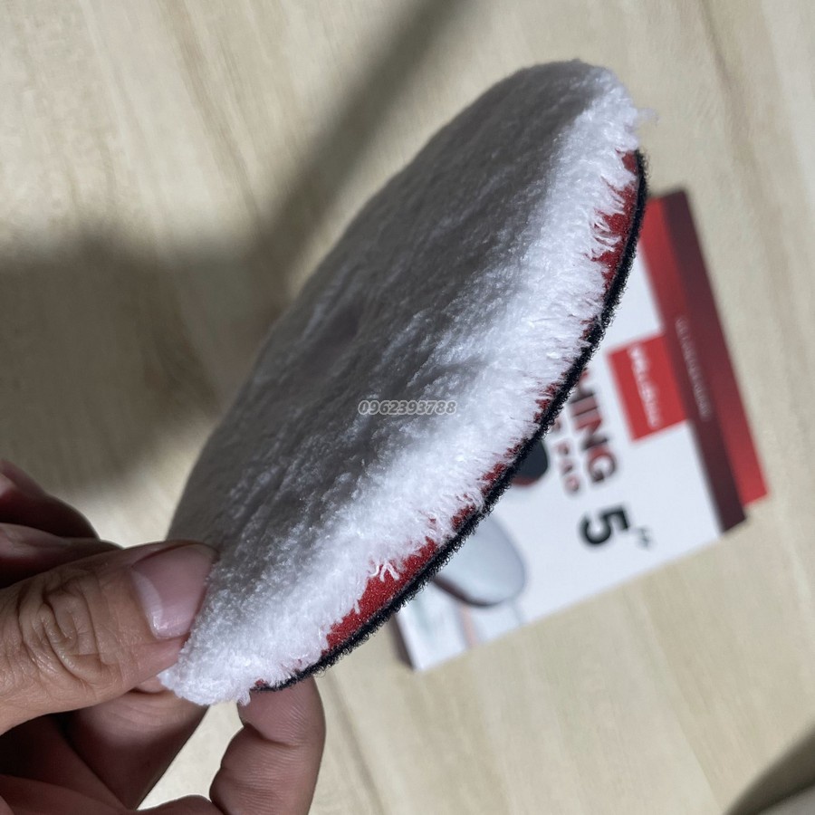 Phớt đánh bóng 1 bước xóa xước hoàn thiện sơn xe ô tô Finishing Microfiber Pad MaxShine 5.2 inch