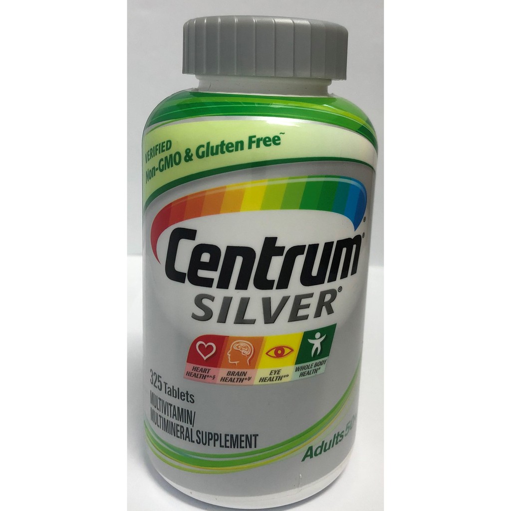 Vitamin dành cho người trên 50 tuổi Centrum Silver Adults 50+ 325 viên