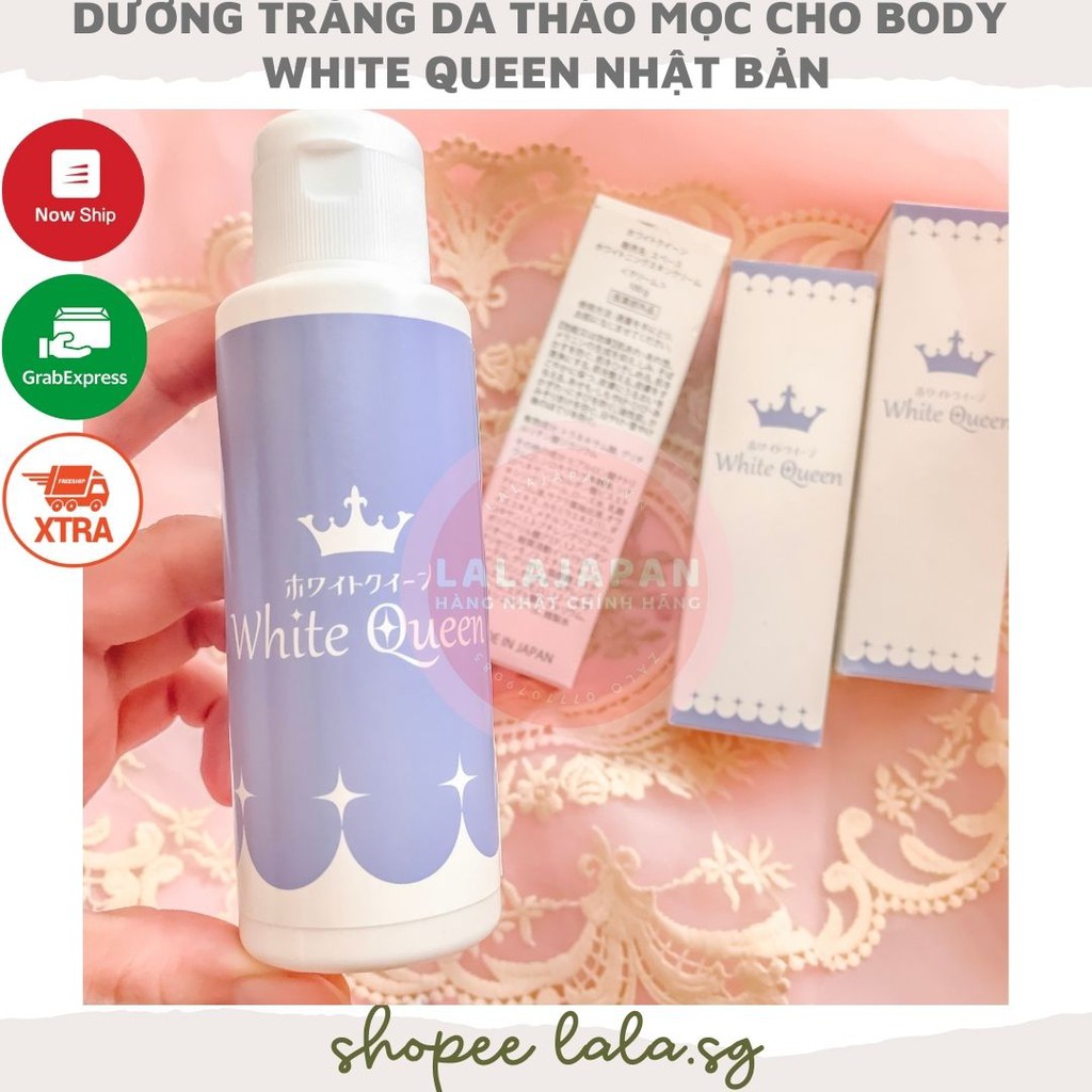 Kem dưỡng trắng body thảo mộc White Queen Nhật bản