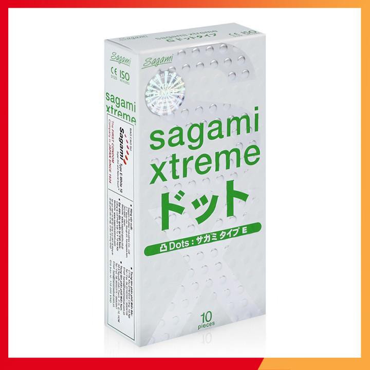 Bao Cao Su SAGAMI XTREME Gai Gân Siêu Mỏng Hộp 10 Cái [Đền tiền 200% niếu giả]