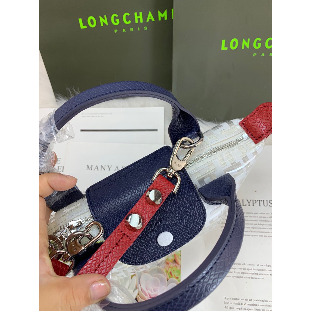 🎉PROMO🎉🍒💯 LONGCHAMP Túi Xách PVC Trong Suốt Phiên Bản Giới Hạn Thời Trang Mới 2020 1512
