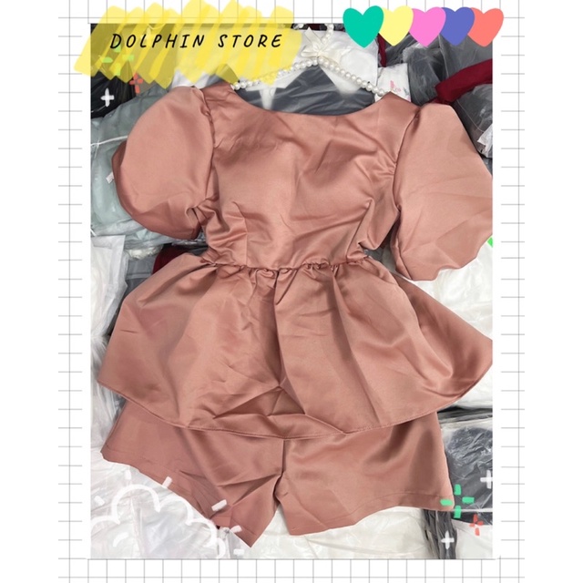 🎶BIGSIZE Set áo babydoll kèm quần short🎶