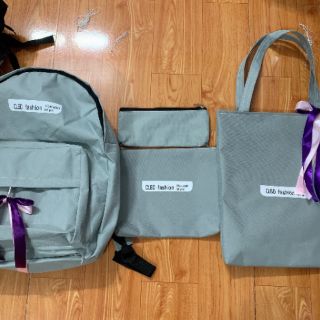 Set balo, túi 4 món - THẮT NƠ