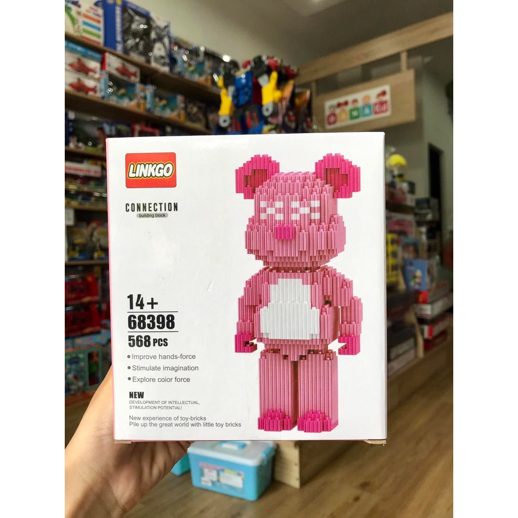 ĐỒ CHƠI LẮP GHÉP LEGO 3D MÔ HÌNH BEARBICK 19CM 🔥🔥🔥