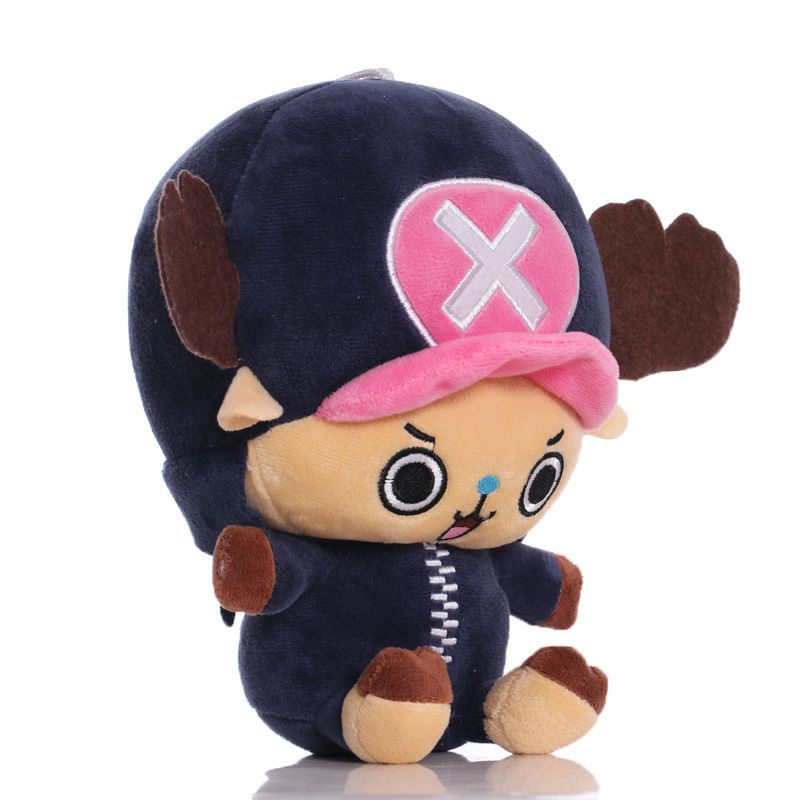 New 30cm Anime One Piece Chopper Luffy Plush Toy Chopper Luffy Red Uta Straw Hat Captain Stuffed Doll Anime Fans Kids Baby Birthday Gifts Home Decorative Pillows