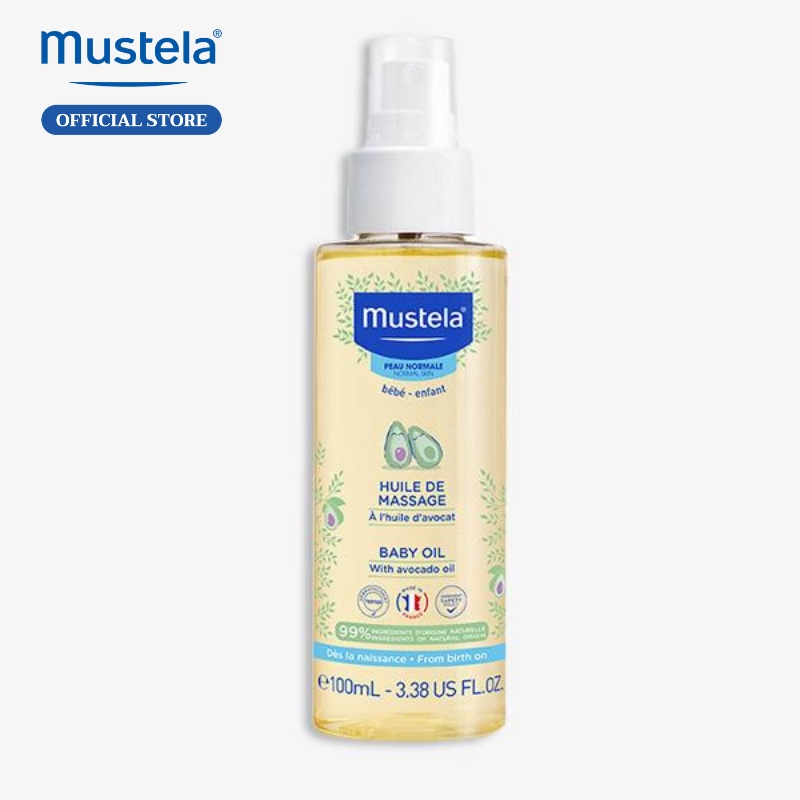 [CHÍNH HÃNG] Dầu Massage Cho Trẻ Sơ Sinh &amp; Em Bé Mustela 100ml #MYPHAMGIARE