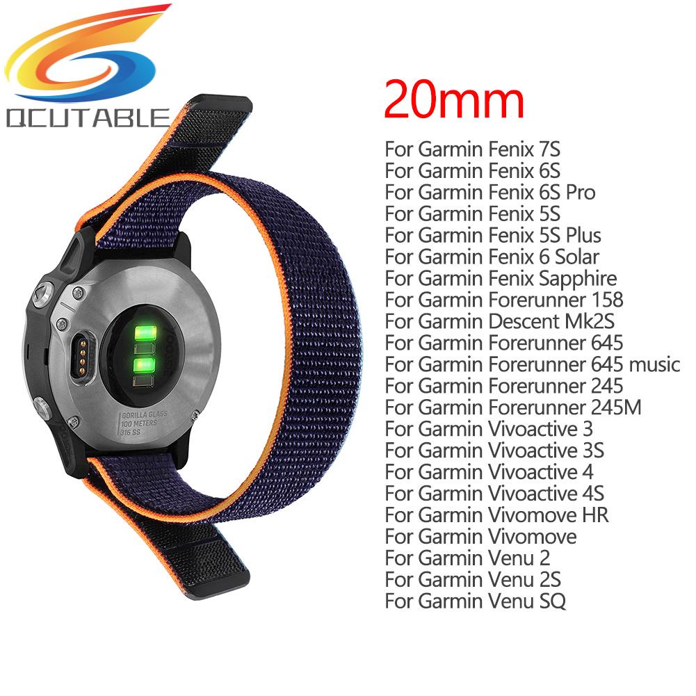Dây đeo sợi nylon cho đồng hồ thông minh Garmin Fenix 7/7S/7X/6X/6S 20/22/26mm
