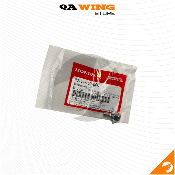 90111-162-000 | Bu lông 6MM | BOLT FLANGE 6MM (Bắt mu rùa DREAM 100) (Nguyên bản)