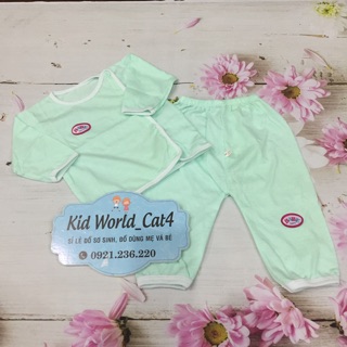 Bộ đồ chất cotton cho bé sơ sinh