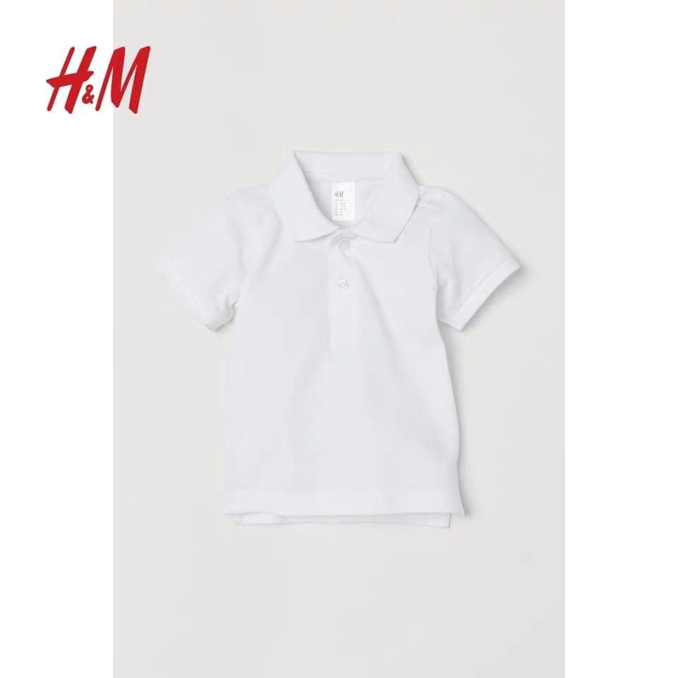 [Mã 153FASHIONSALE1 giảm 10K đơn 50K] SET 3 ÁO POLO CỘC (TRẮNG/THAN/CHẤM BI) CHO BÉ