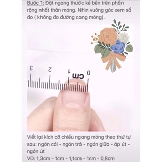 móng úp thiết kế/ nailbox hoa tím