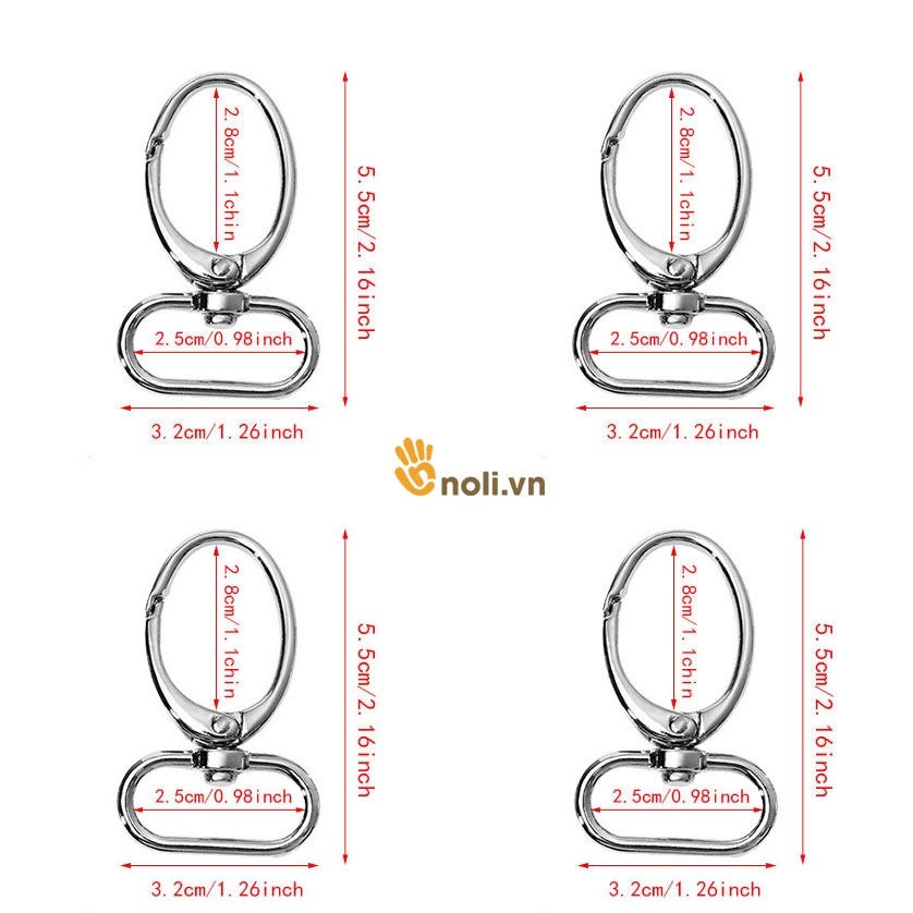 Càng cua bầu dục 3.2cm (1 cái)