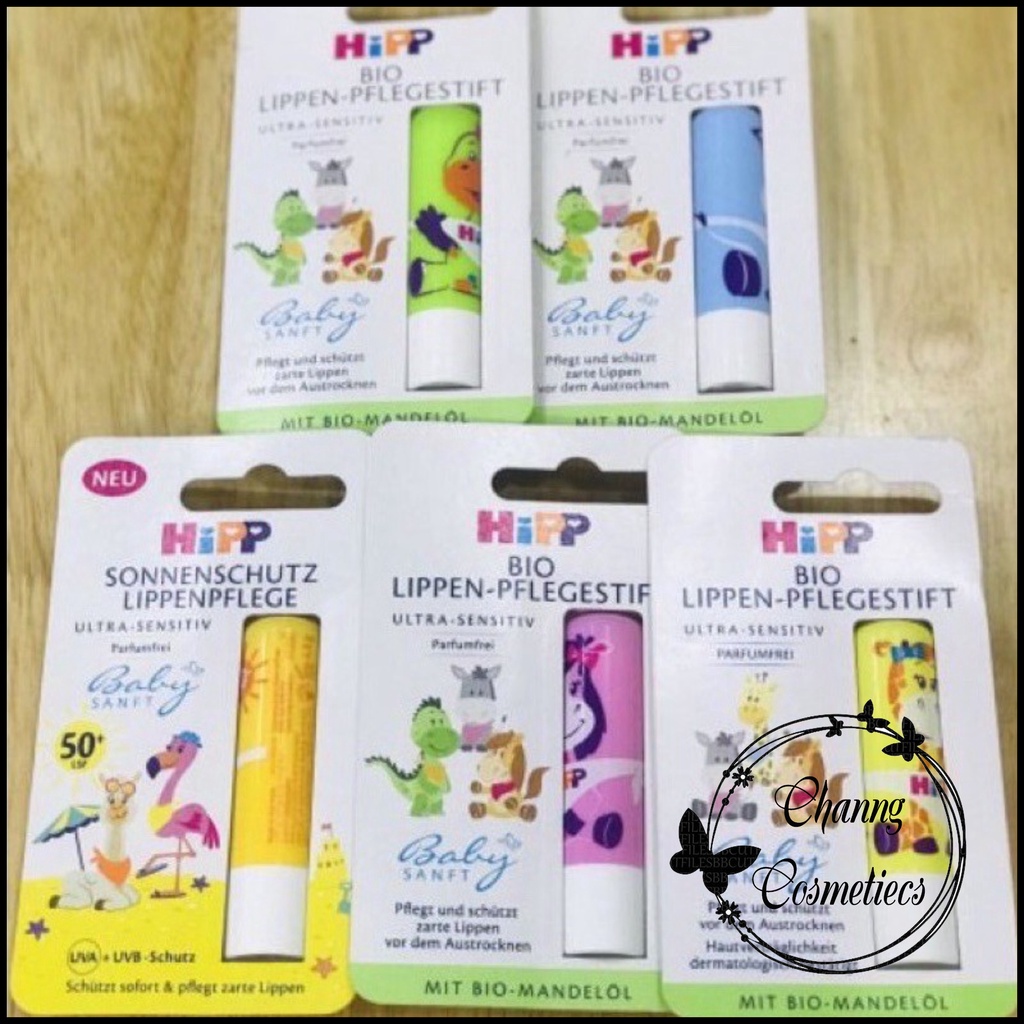 SON DƯỠNG MÔI HỮU CƠ HIPP CHO BÉ 4,8 g ( giao mẫu ngẫu nhiên )