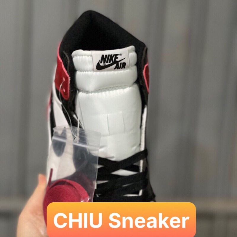 Giày thể thao sneaker jordan 1 high Chicago black toe đỏ đen trắng giày cổ cao