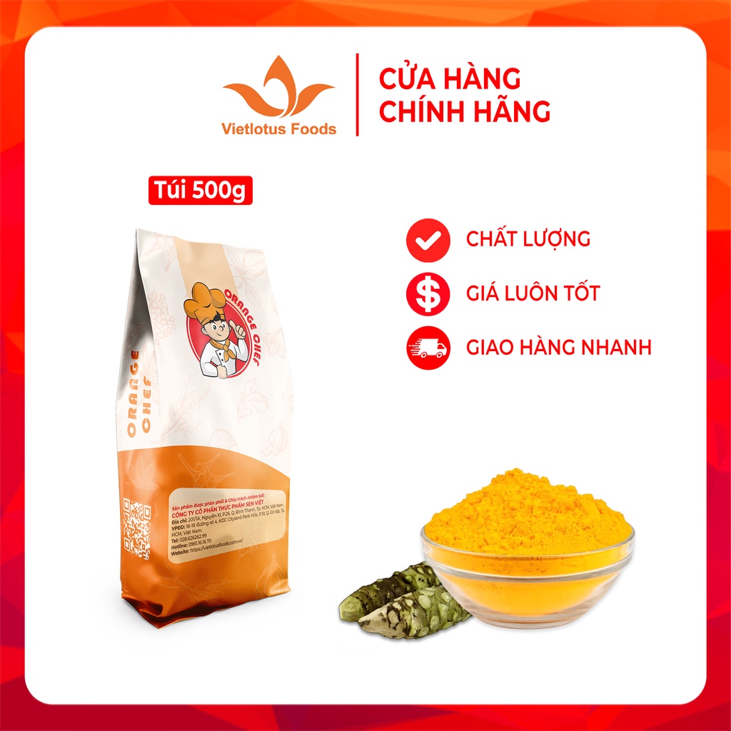 Bột Gia Vị - Vị Phô Mai Mù Tạt Wasabi Cheese Seasoning [Orange Chef] Túi 500g