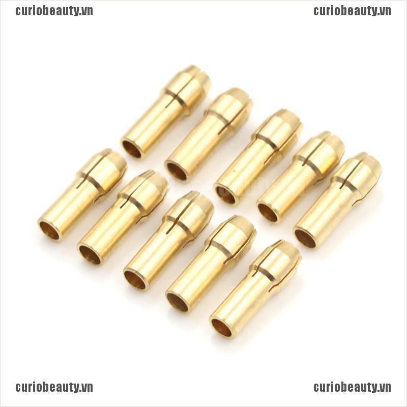 Set 10 Đầu Kẹp Mũi Khoan Mini 4.8mm Dia 0.5mm-3.2mm (Lj)