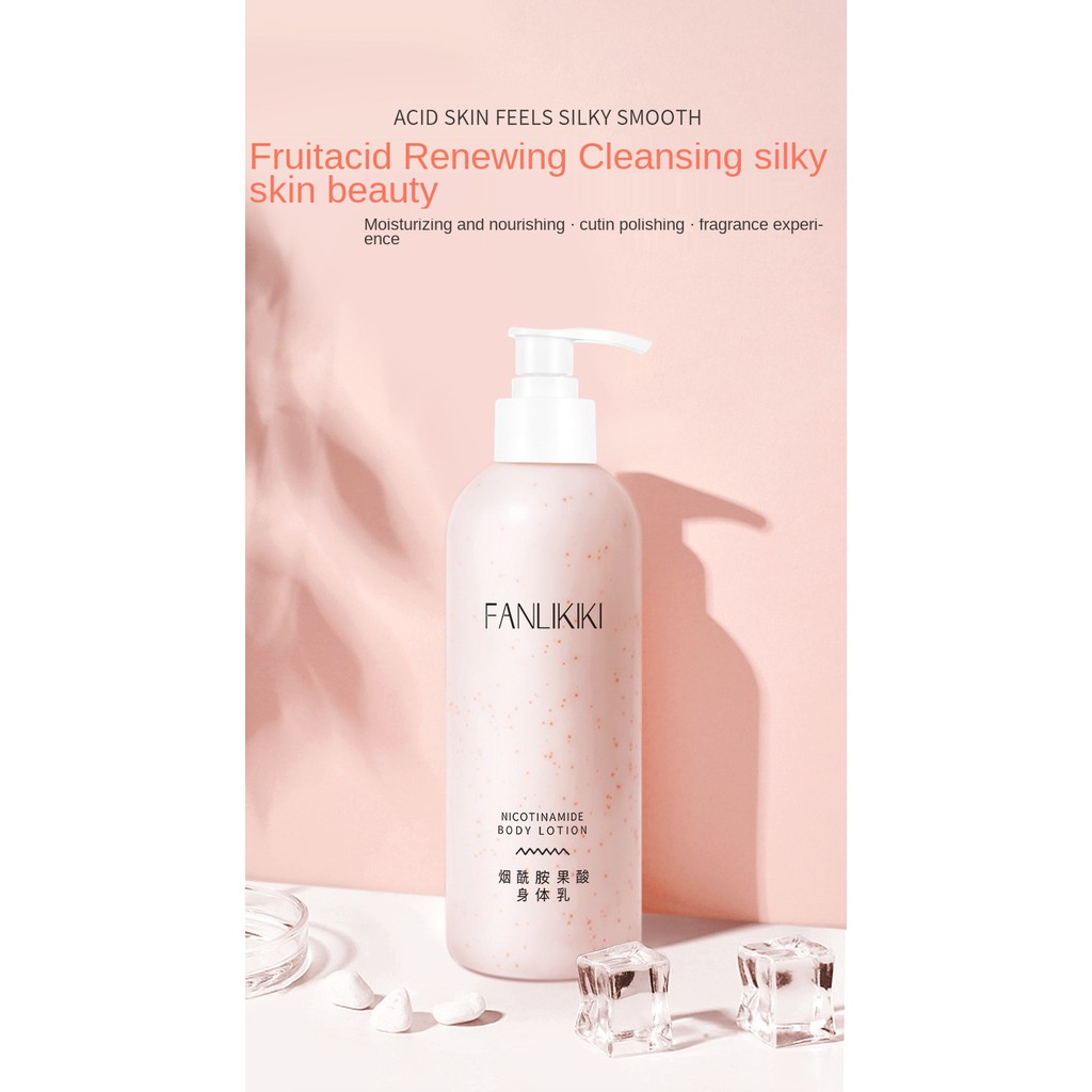 Sữa dưỡng thể niacinamide chiết xuất trái cây dưỡng ẩm tẩy tế bào chết phục hồi làn da hiệu quả | BigBuy360 - bigbuy360.vn