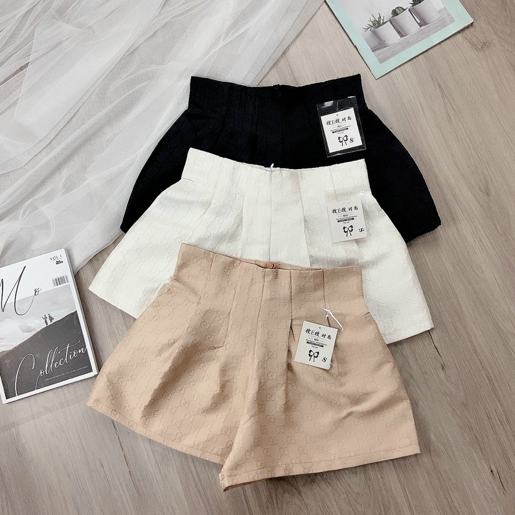 Quần Short𝑭𝑹𝑬𝑬𝑺𝑯𝑰𝑷Quần Đùi xếp ly,Quần Short Thời Trang-LY STORE