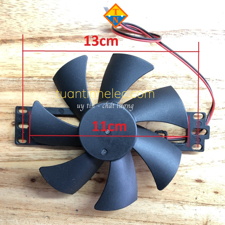 Quạt bếp từ 18V DC đường kính cánh quạt 11cm, 8.5cm, 7.6cm loại tốt có hộp #phụ tùng bếp từ