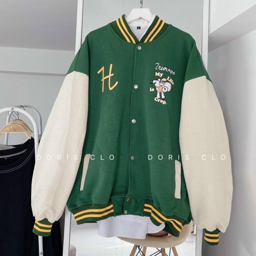 Áo bomber Áo khoác nỉ khoá nút Cardigan Cotton cao cấp  trần bông dày mịn form Unisex nam nữ .