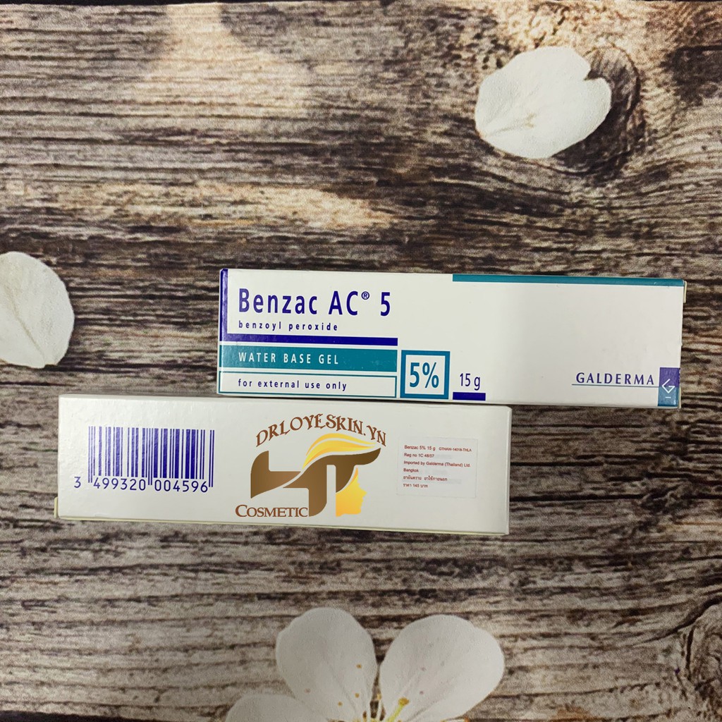 BENZAC AC 5% tube 15g Kem chấm mụn bọc, sưng, mủ