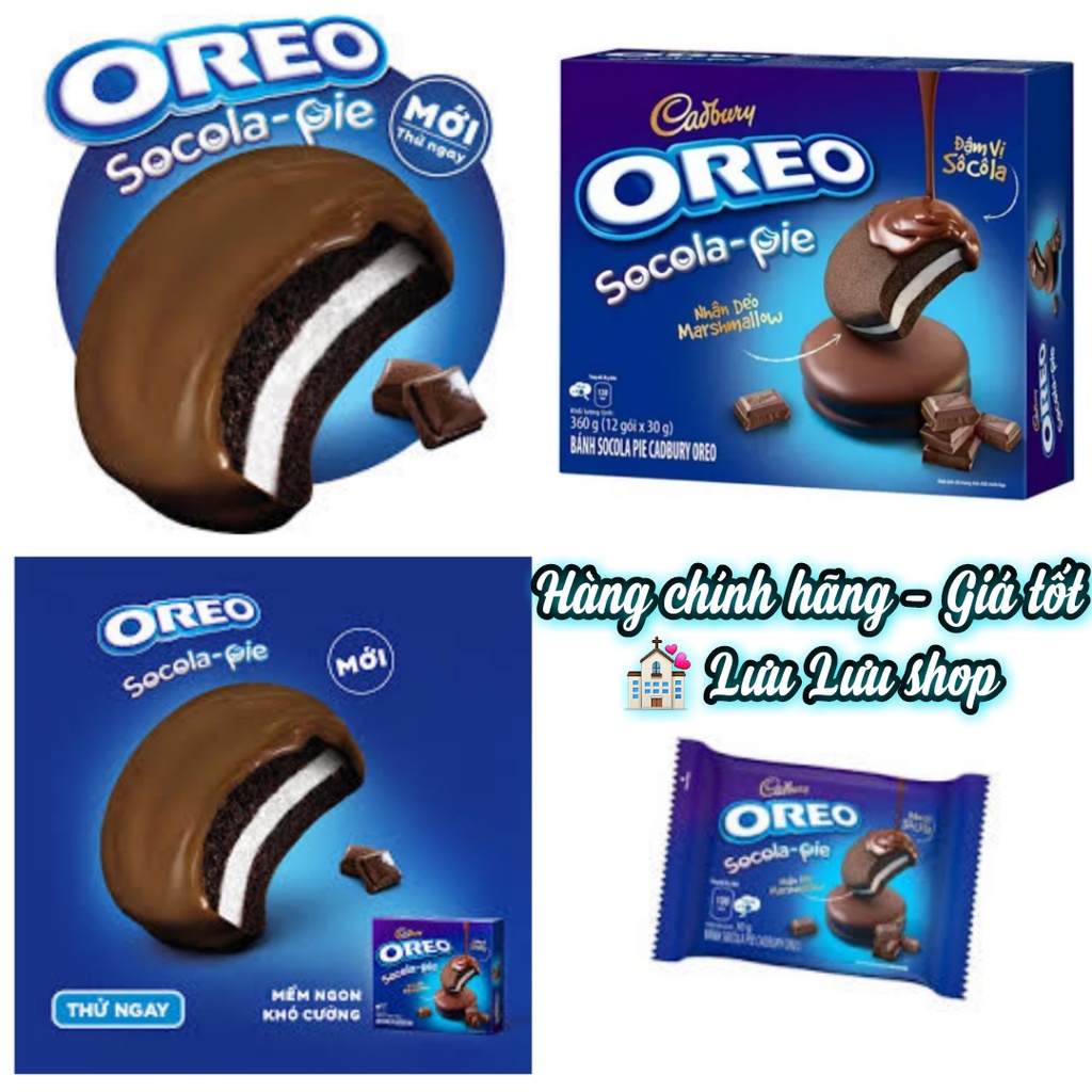 Bánh Socola Pie Cadbury Oreo