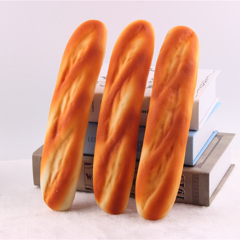 ĐỒ CHƠI SQUISHY BÁNH MÌ PHÁP DÀI 30CM SIÊU MỀM CHẬM TĂNG