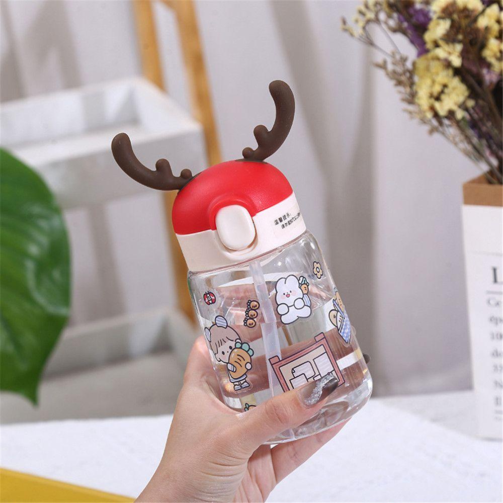 Bình Nước Thể Thao Họa Tiết Hoạt Hình Xinh Xắn Tiện Lợi