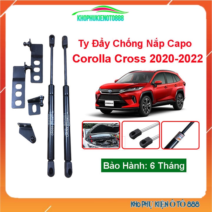 Ty capo Toyota Corolla Cross 2020-2021-2022 hỗ trợ mở nắp ca pô tự động dễ dàng