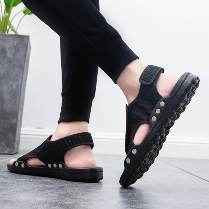 [SIÊU NHẸ] Giày sandal nam quai ngang dán êm chân hàng xuất khẩu SM030