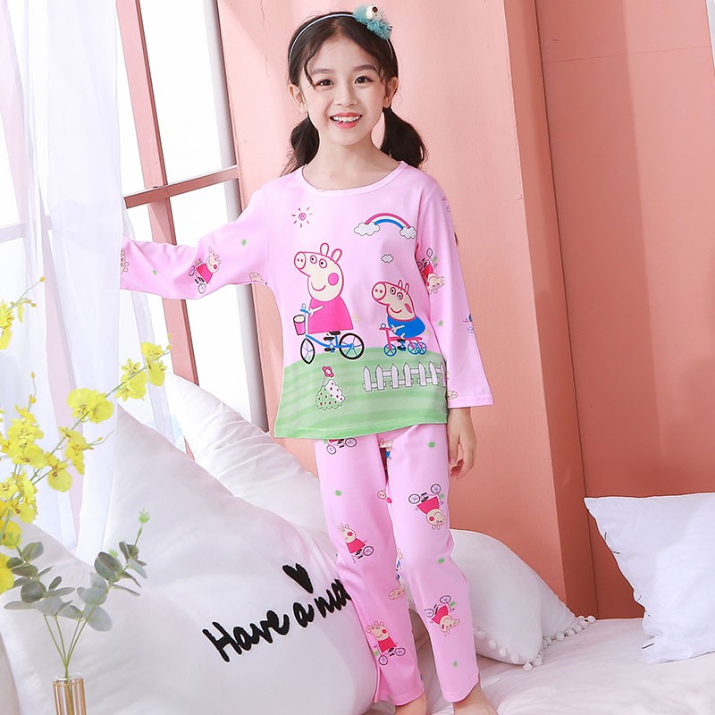 Bộ đồ ngủ pajama mặc ở nhà vải cotton dành cho nữ