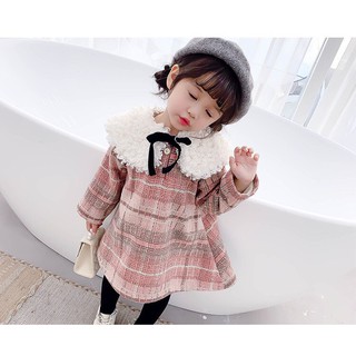 Váy mùa đông chi bé cực ấm