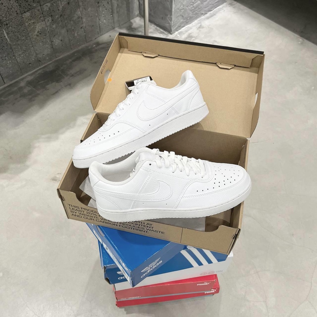[CHÍNH HÃNG] GIÀY N.I.K.E COURT VISION LOW - *ALL WHITE* - Code: DH2987 100